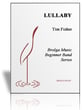 Lullaby Concert Band sheet music cover